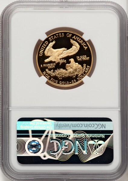 2007-W $25 Half-Ounce Gold Eagle, First Strike, PR DC 70 NGC