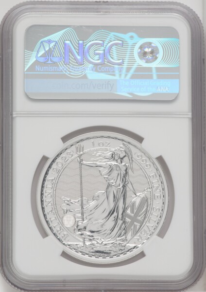 2023 G.B. S2 BRITANNIA-KC III OBVERSE 6TH COIN STRUCK 69 NGC