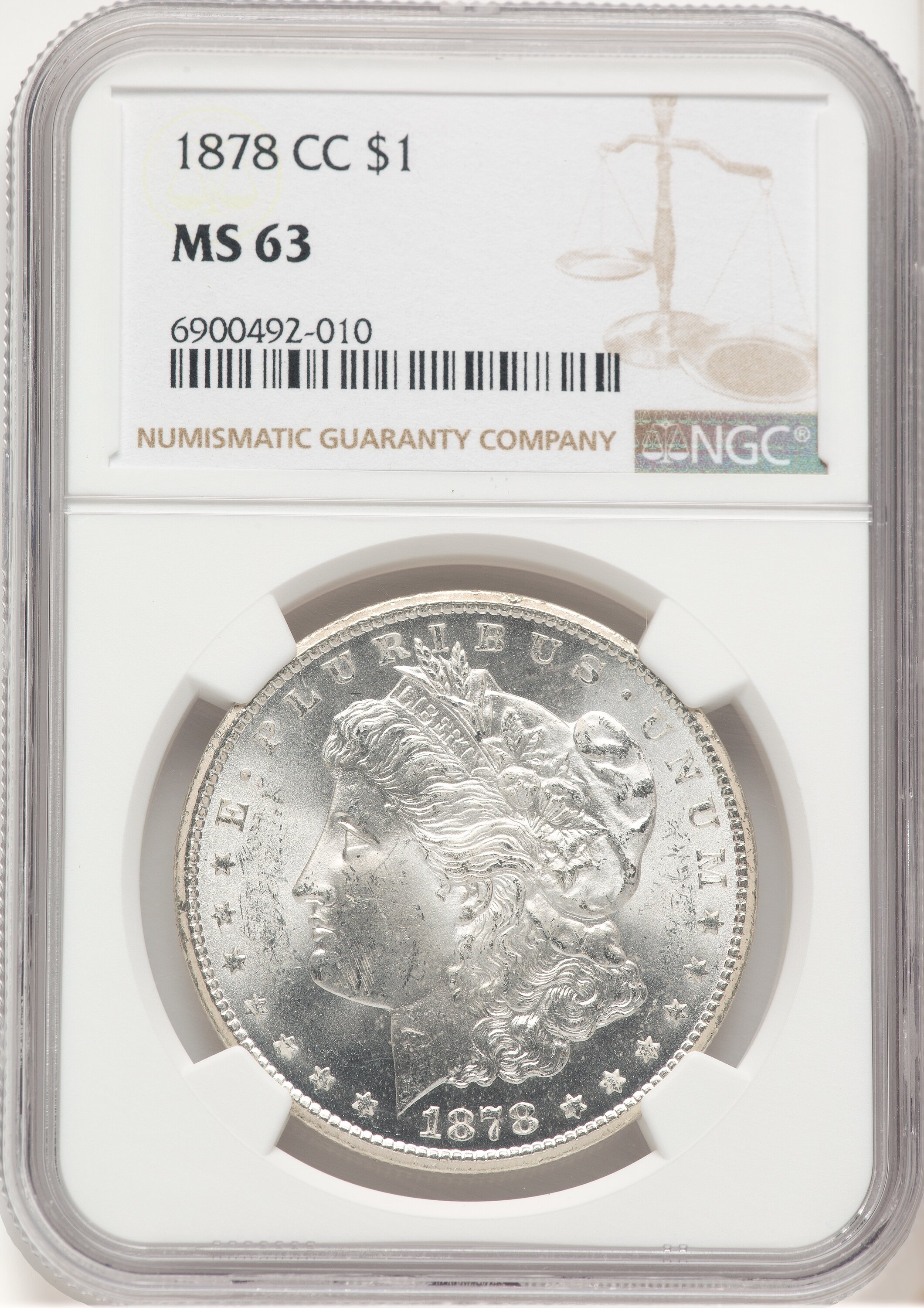 1878-CC S$1 63 NGC