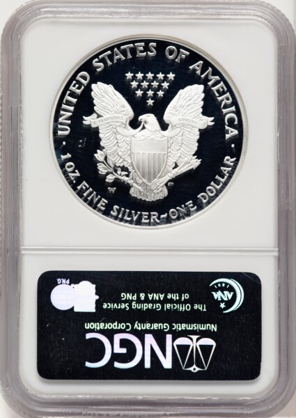 2006-W Proof Silver Eagle 1 oz First Strikes Red 70 NGC