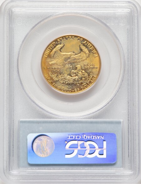 1990 Gold Eagle 1/2 oz Blue Label 69 PCGS