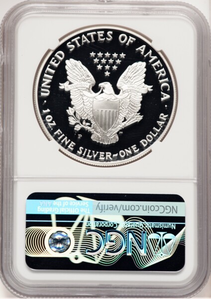 1993-P Proof Silver Eagle 1 oz Thomas Uram 70 NGC