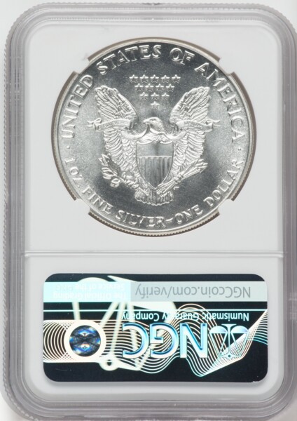 1988 Silver Eagle Ron Harrigal 70 NGC