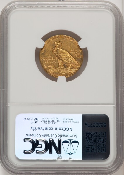 1911-D $5 62 NGC