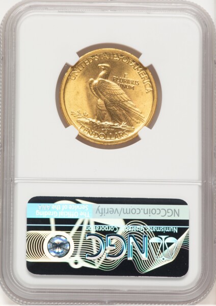 1907 $10 No Motto 66 NGC