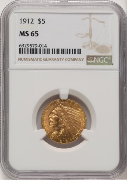 1912 $5 65 NGC