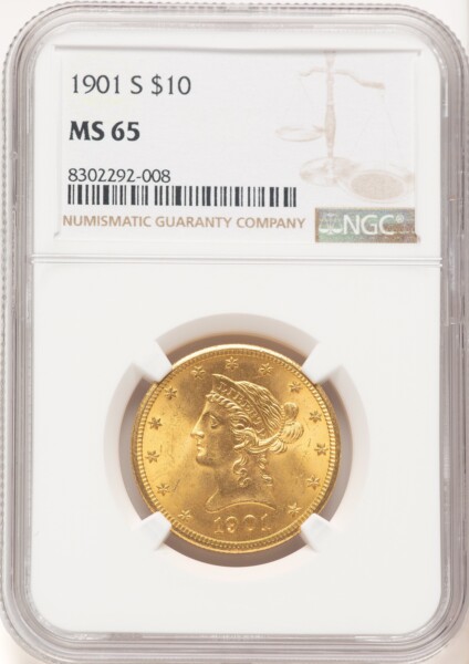 1901-S $10 65 NGC