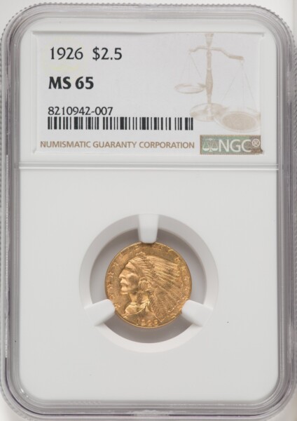 1926 $2 1/2 65 NGC