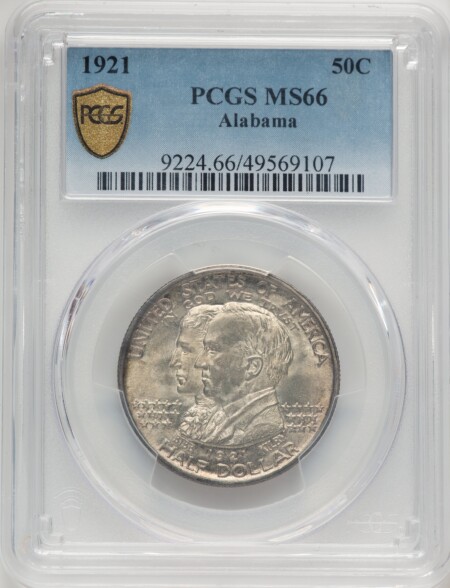 1921 50C Alabama, MS PCGS Secure 66 PCGS