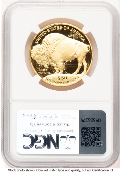 2006-W Proof Gold Buffalo 1 oz Brown Label 70 NGC