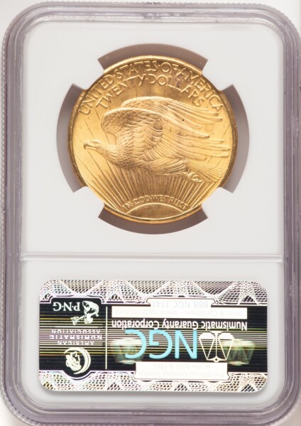 1924 $20 Saint CAC 66 NGC