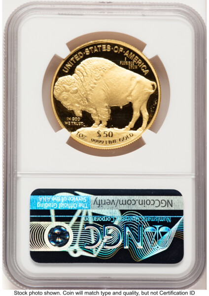 2020-W Proof Gold Buffalo 1 oz Ed Moy 70 NGC