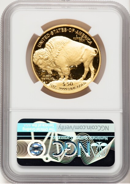 2021-W Proof Gold Buffalo 1 oz Ed Moy 70 NGC