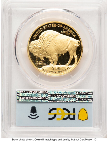 2021-W Proof Gold Buffalo 1 oz FDI Flag 70 PCGS