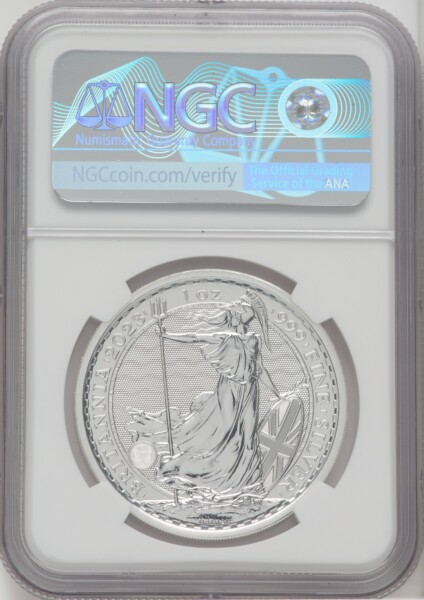 2023 G.B. S2 BRITANNIA-QE II OBVERSE 116TH TO LAST COIN STRUCK 68 NGC
