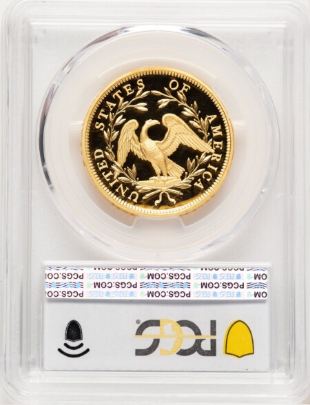 2024-(W) Gold 230th Anniversary Flowing Hair Medal Blue Gradient 70 PCGS