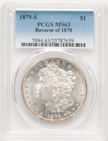 1879-S S$1 Reverse of 1878 63 PCGS