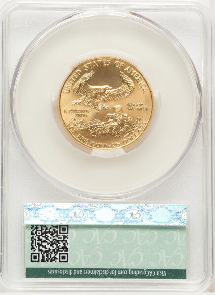 1992 Gold Eagle 1/2 oz Non Designation 69 CACG