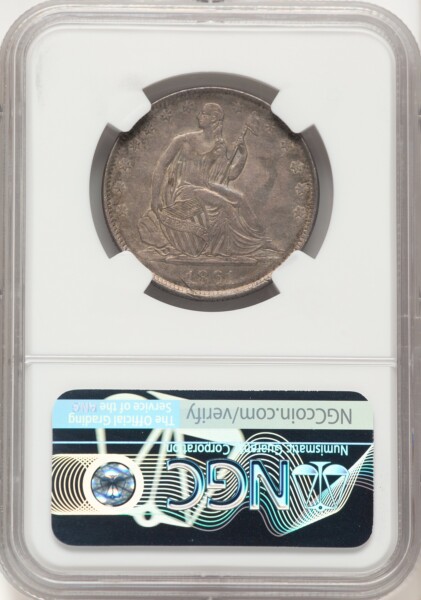 1861 50C Restrike 65 NGC