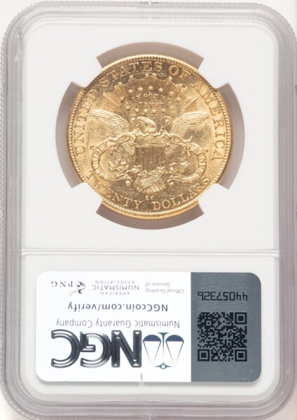 1892-CC $20 58 NGC