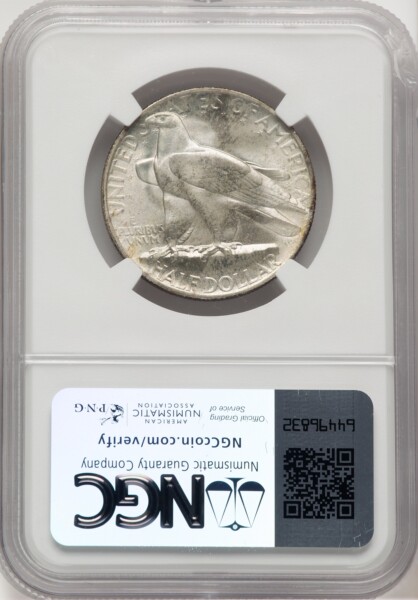 1935 50C Connecticut, MS 67 NGC