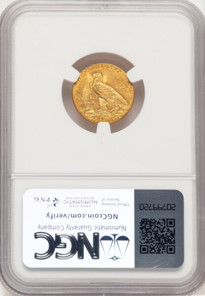 1911 $2 1/2 Brown Label 64 NGC