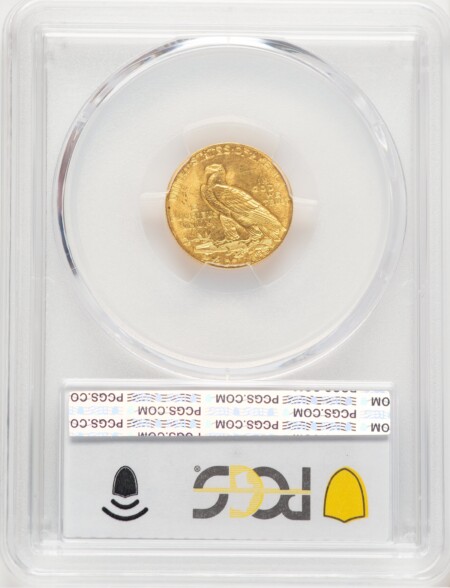 1908 $2 1/2 PCGS Secure 64 PCGS