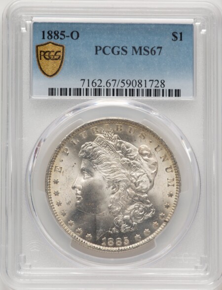 1885-O S$1 PCGS Secure 67 PCGS