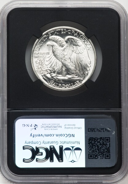 1939 50C NGC Plus Mike Castle Blk Core Franklin Series 67 NGC