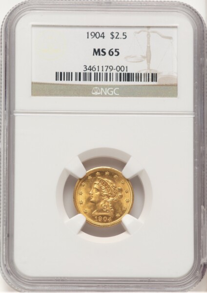 1904 $2 1/2 65 NGC