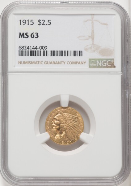 1915 $2 1/2 63 NGC