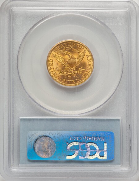 1907-D $5 65 PCGS
