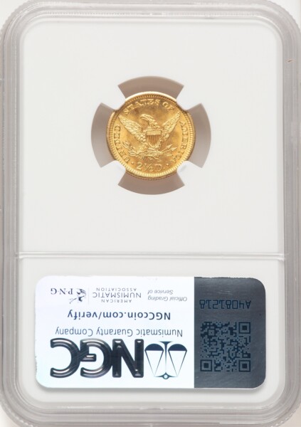 1903 $2 1/2 CAC NGC Plus 66 NGC