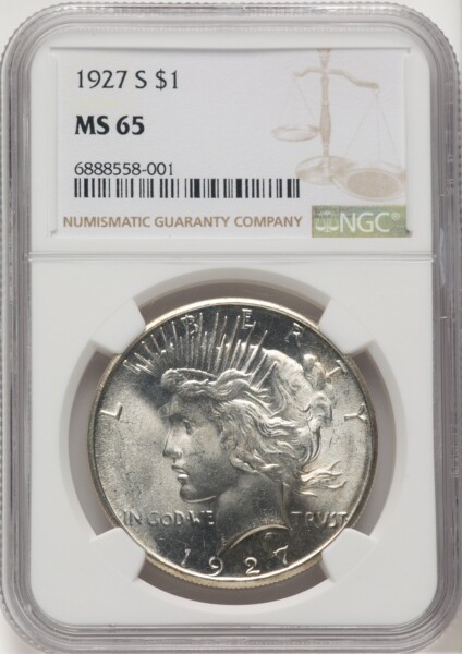 1927-S S$1 65 NGC