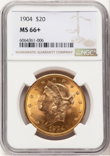 1904 $20 Liberty NGC Plus 66 NGC