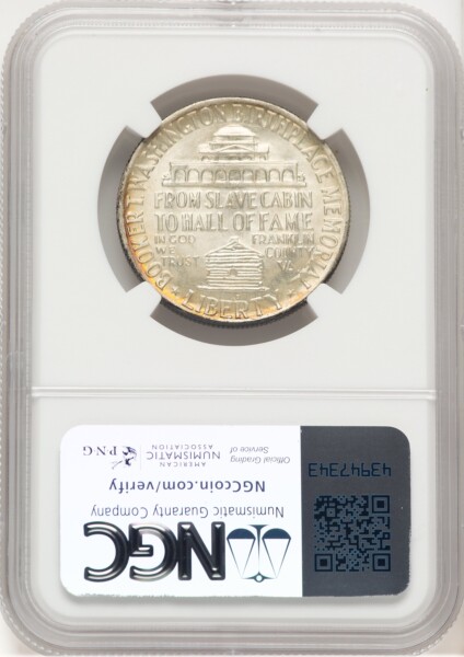 1950-D 50C Booker T. Washington, MS 67 NGC