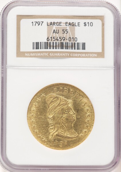 1797 $10 LG EAGLE 55 NGC