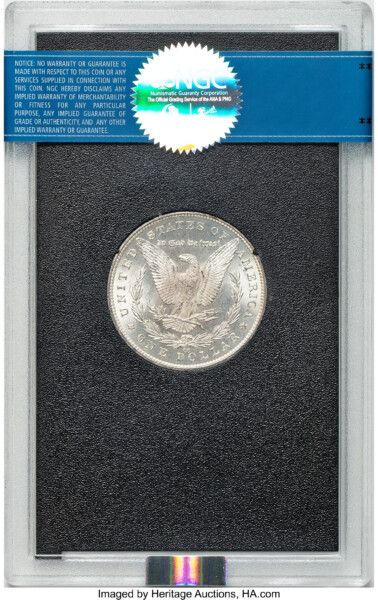 1881-CC S$1 GSA Hoard, MS 63 NGC