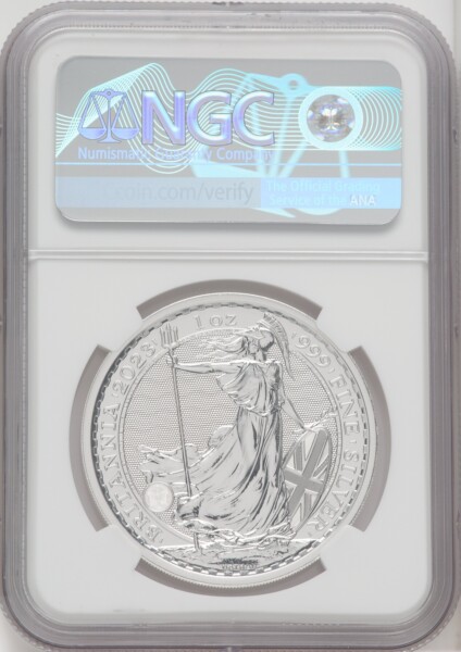 2023 G.B. S2 BRITANNIA-KC III OBVERSE 33RD COIN STRUCK 69 NGC