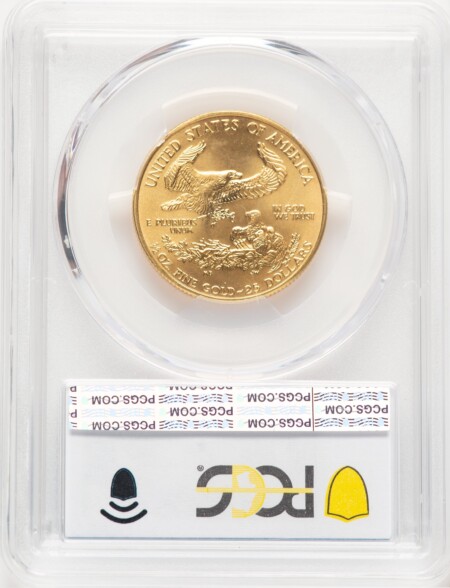 1993 Gold Eagle 1/2 oz Blue Gradient 69 PCGS