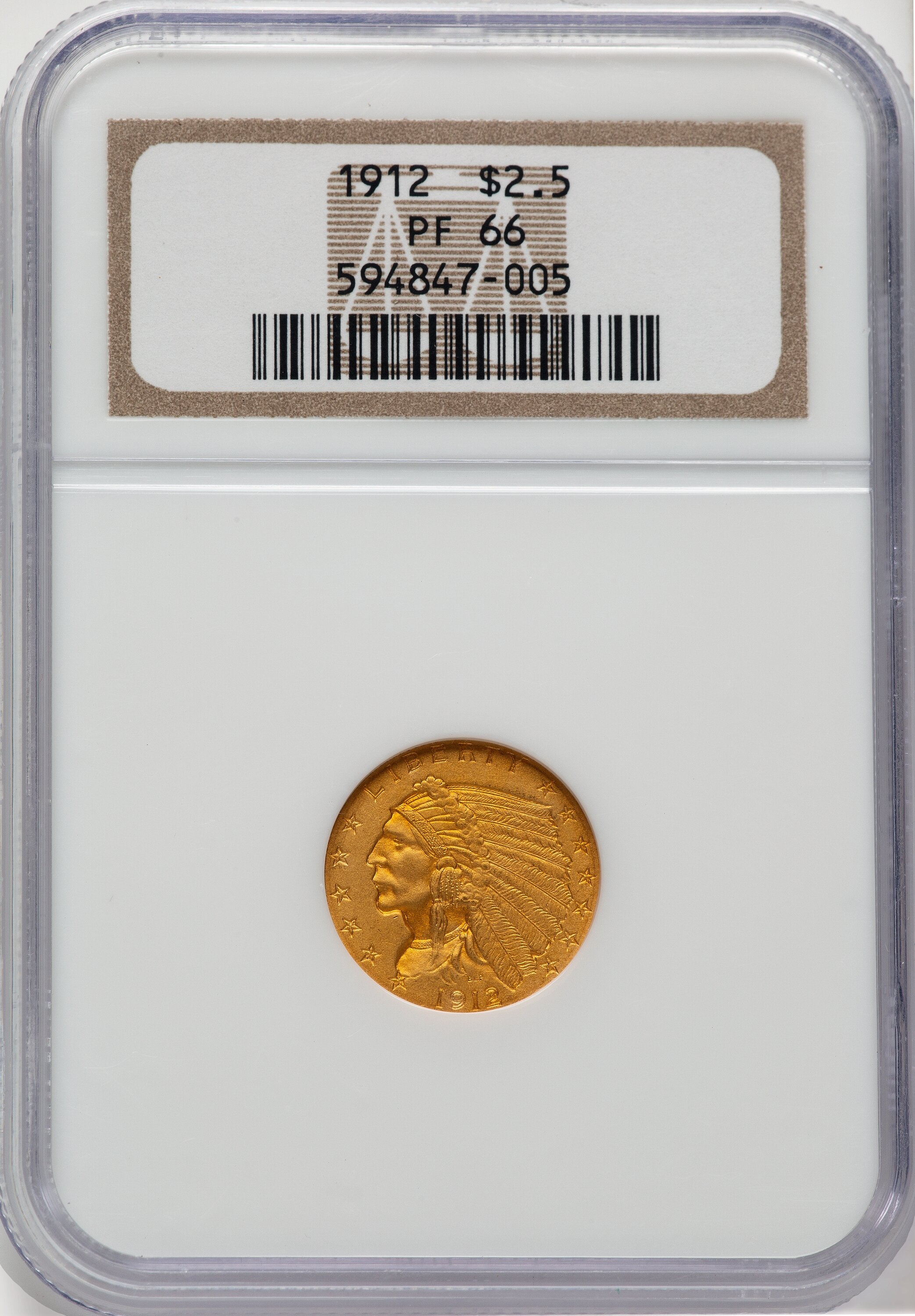 1912 $2 1/2 66 NGC
