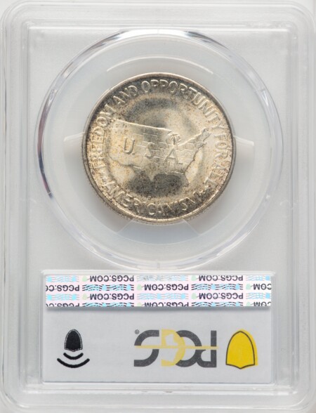1953-S 50C Washington-Carver, MS PCGS Secure 67 PCGS