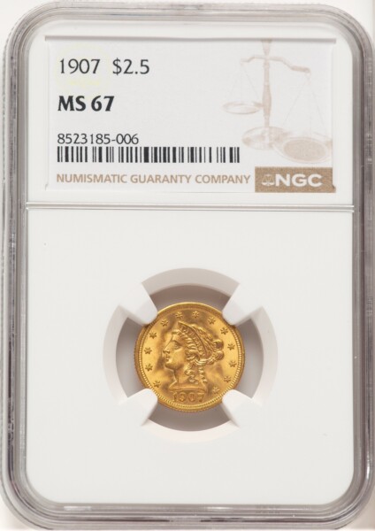 1907 $2 1/2 67 NGC