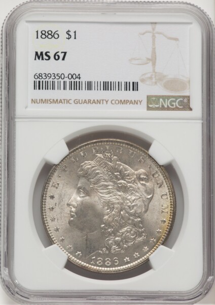 1886 S$1 67 NGC