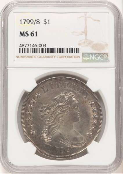 1799/8 S$1 15 Stars Reverse 61 NGC