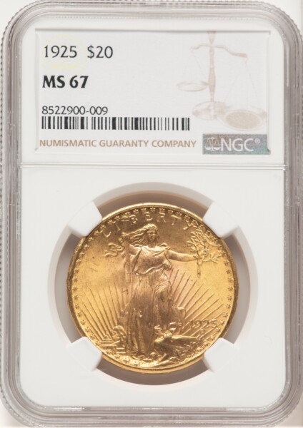 1925 $20 67 NGC