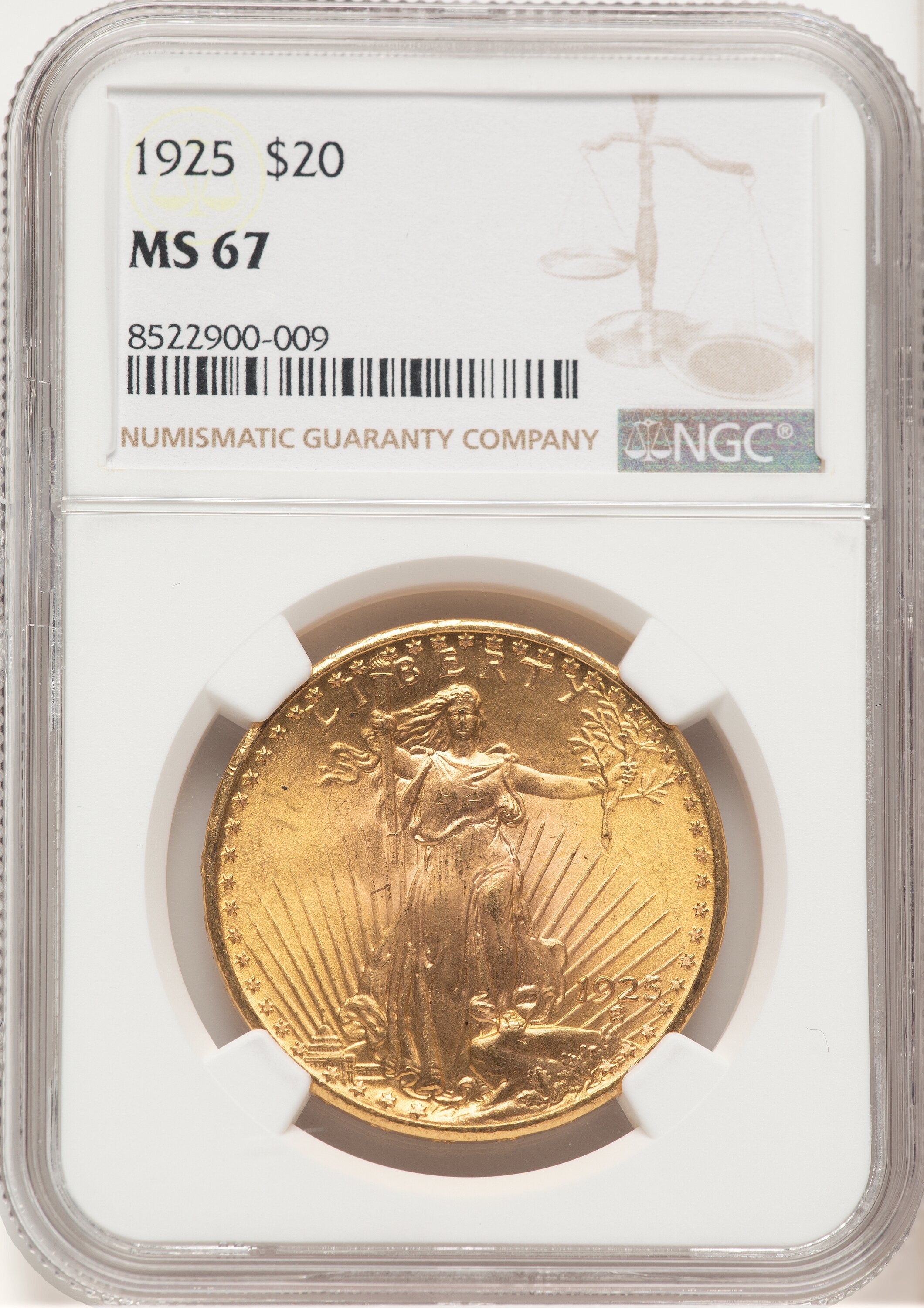 1925 $20 67 NGC