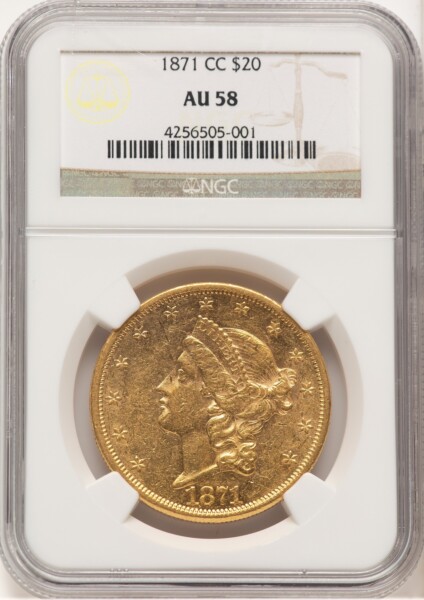 1871-CC $20 58 NGC