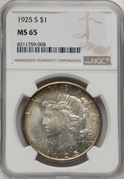 1925-S S$1 65 NGC