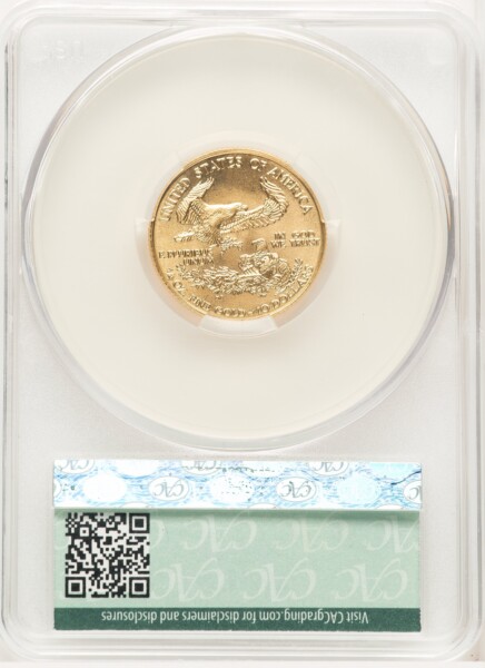 1995 Gold Eagle 1/4 oz Non Designation 69 CACG